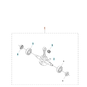 Husqvarna Vevaxel – Lövblås 360BT & 560BTS/BFS