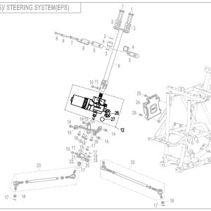 CFMOTO Styrenhet EPS | 9CR6-103300-20000