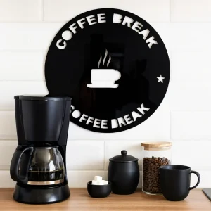 Kaffeskylt - Coffee Break - 38x38 cm