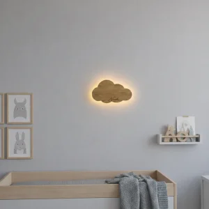 Barnlampa – Moln med namn – 35x20 cm