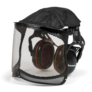 Hörselskydd med nätvisir