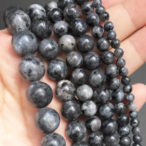 Jade Kalcedon pärlor för DIY smycken 4 och 12mm