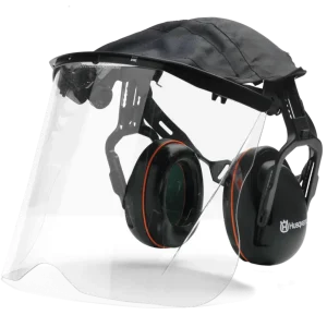 Hörselskydd med plexivisir