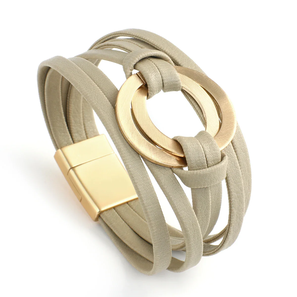 Snyggt armband i flera lager och stilrena detaljer - Bild 8
