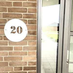Husnummer - Rund