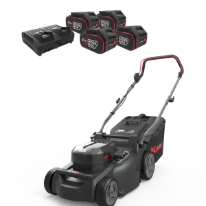 Kress KG745 Batteridriven Gräsklippare 40V 37 cm inkl. Batteri & Laddare