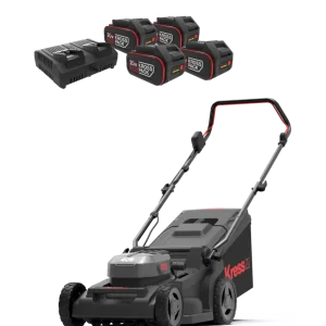 Kress KG748 Batteridriven Gräsklippare 40V 41 cm inkl. Batteri & Laddare