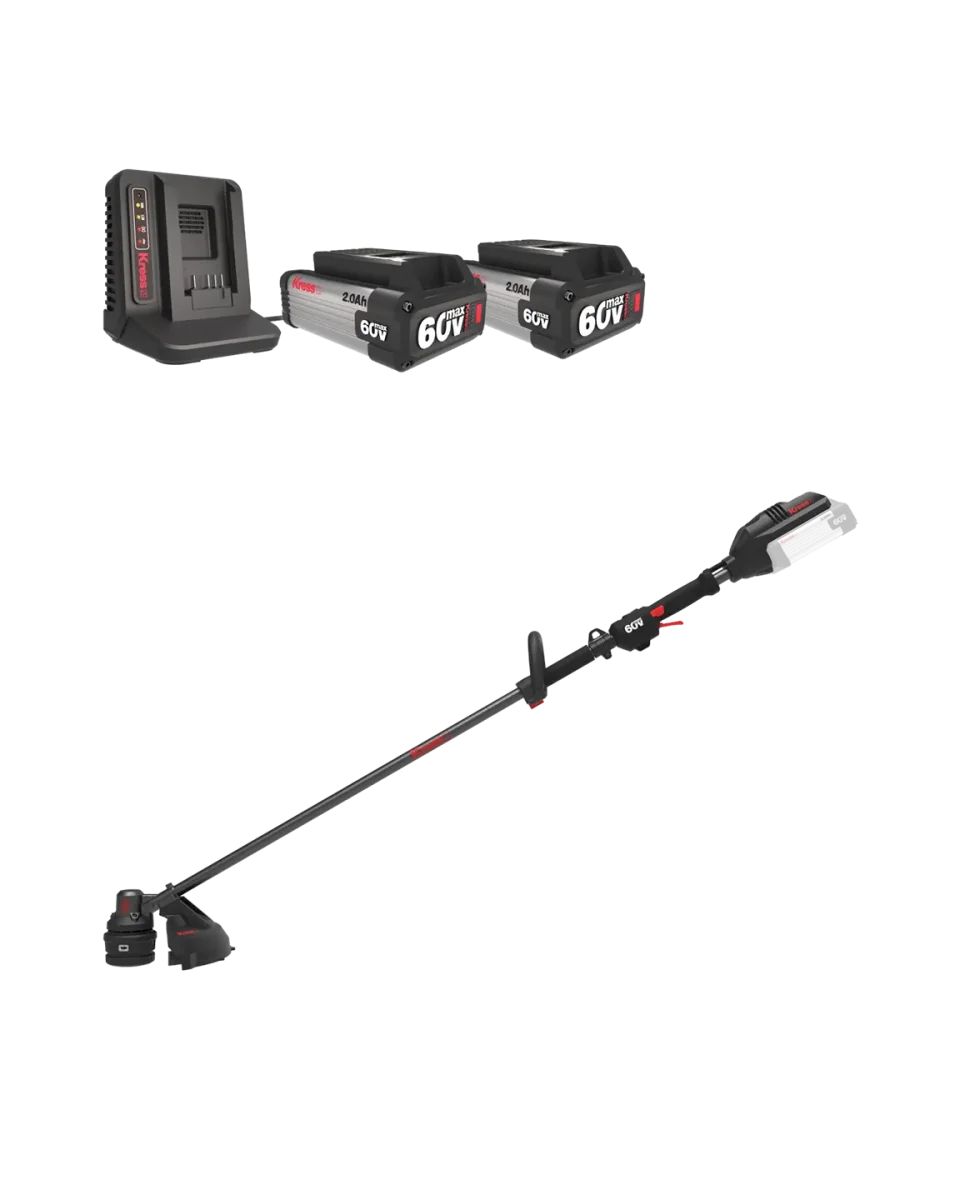 Kress KG160E Batteridriven Grästrimmer 60V 38 cm inkl. Batteri & Laddare - Bild 2