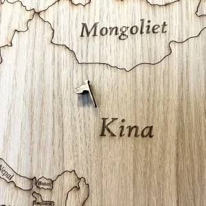 Flaggor till världskarta – 10 st.