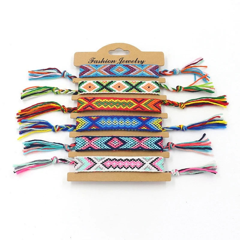 Tygarmband med tofsar (26 olika modeller) - Bild 9