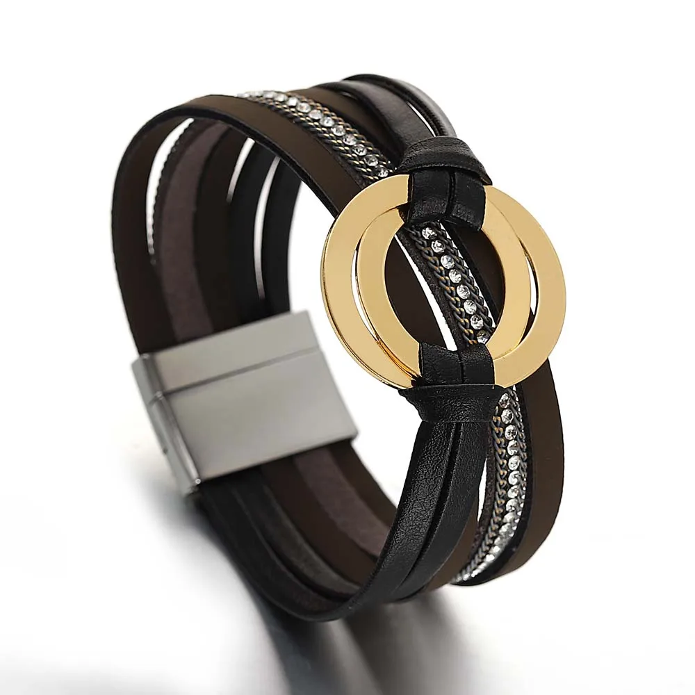 Snyggt armband i flera lager och stilrena detaljer - Bild 7