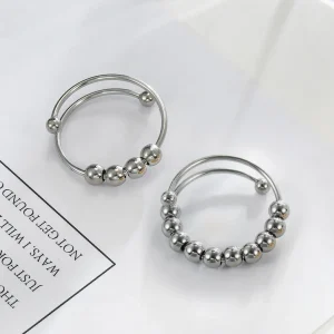 Antistress ring med olika antal kulor
