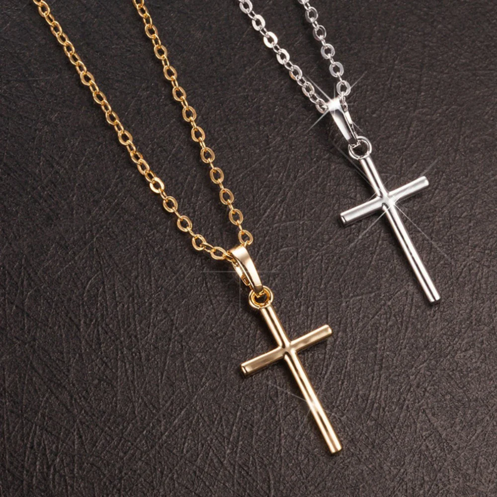 Halsband med kors - med och utan stenar - Bild 3