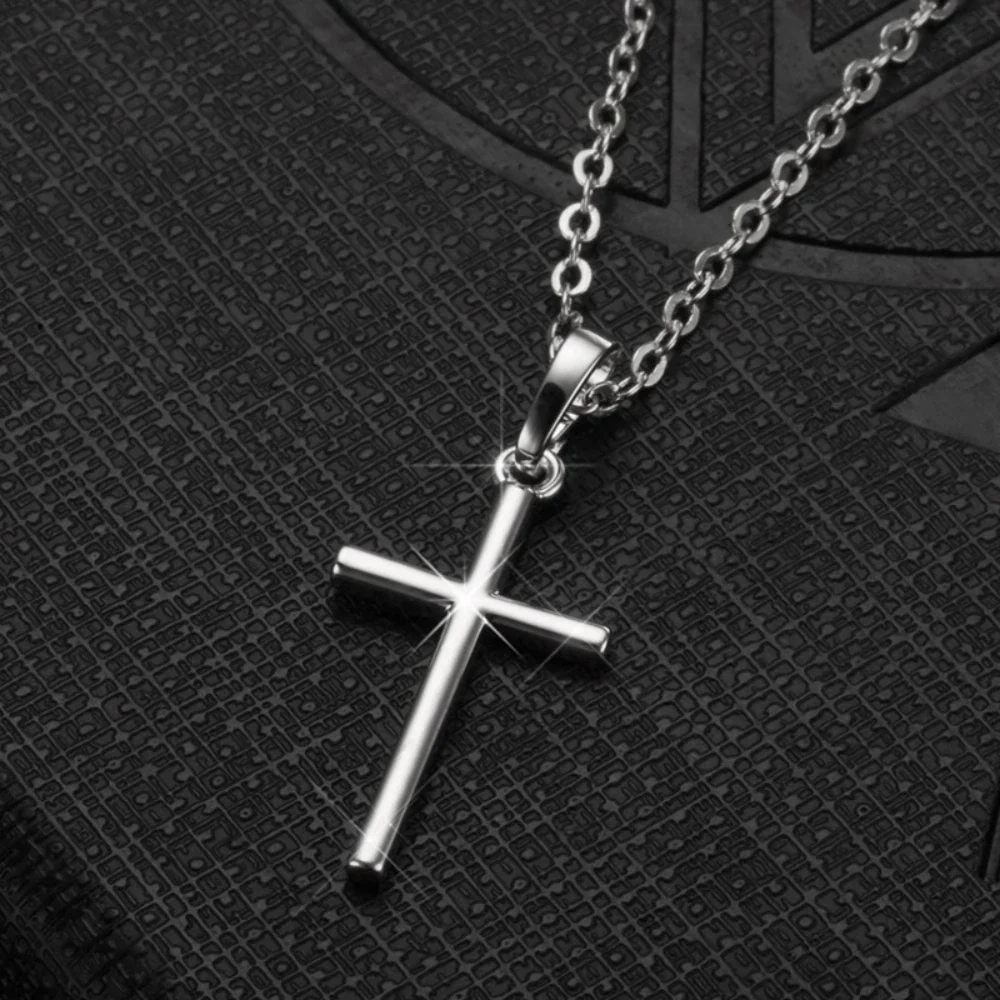 Halsband med kors - med och utan stenar - Bild 9