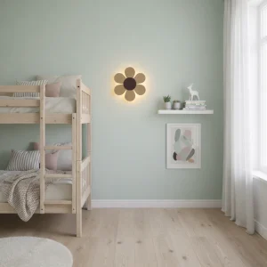 Barnlampa – Blomma – 35x39 cm