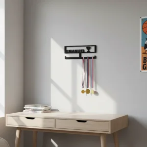 Medaljhållare med namn - 40×16 cm